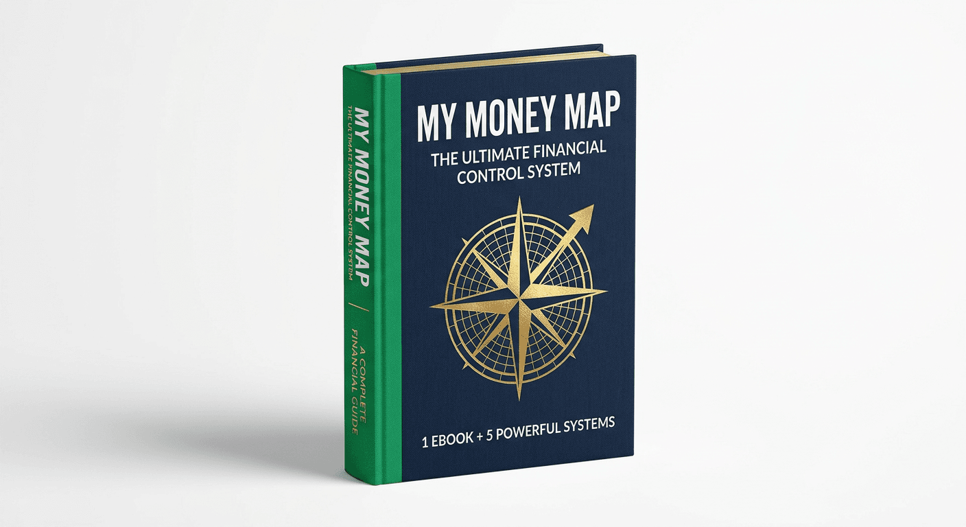 My Money Map — The Ultimate Financial Control System, a complete budget tracker eBook with 5 powerful systems