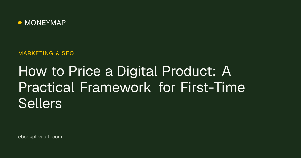 How to Price a Digital Product: A Practical Framework for First-Time Sellers — cover image